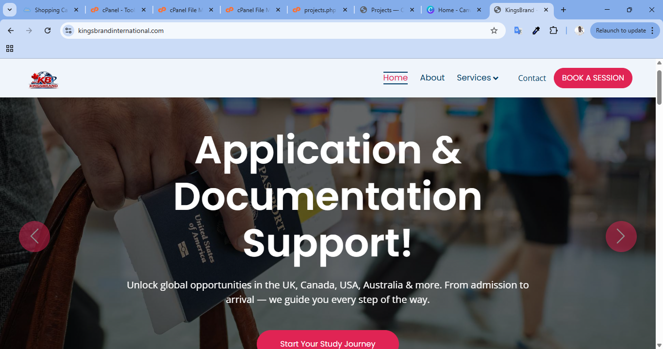 Kings Bbrand International screenshot